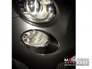 FIAT 500 Driving Lights Surround Trim Kit - Carbon Fiber